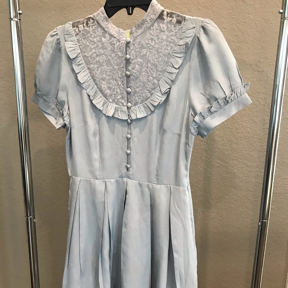 Vintage pale blue dress